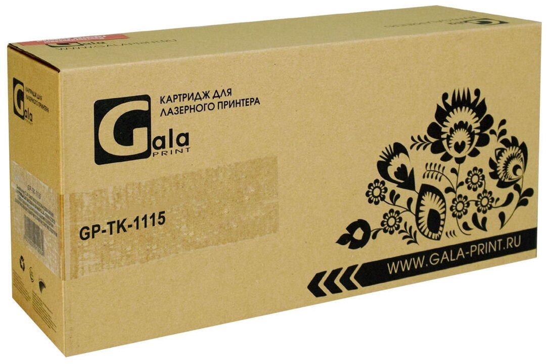 Картридж GalaPrint GP_TK-1115 совместимый тонер картридж (Kyocera TK-1115 - 1T02M50NL0) 1 600 стр, черный