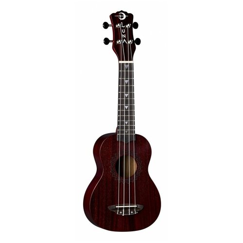 Укулеле концерт Luna UKE VMS RDS luna uke vms bks укулеле сопрано цвет black satin чёрный атлас