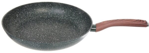 Сковорода «BAROLY» GREEN 28см индукционная каменная крошка бакелитовая ручка