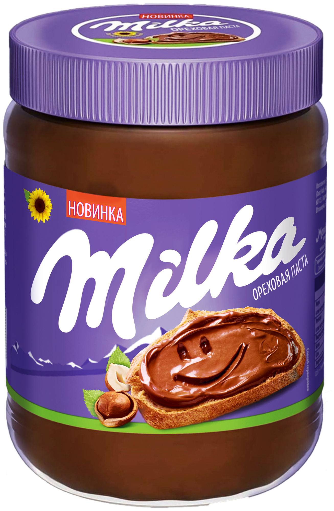 MILKA шоколадно-ореховая паста 350г