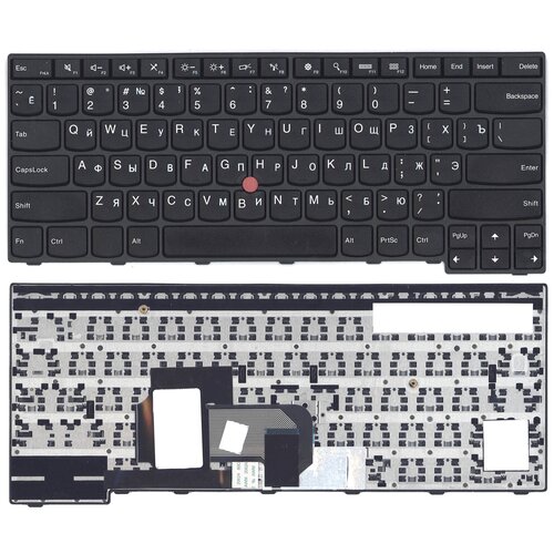 клавиатура для ноутбука lenovo thinkpad edge e450 e455 e450c w450 e460 e465 черная с джойстико Клавиатура для ноутбука Lenovo ThinkPad E450 E455 E450C черная с трекпойнтом