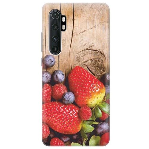фото Ультратонкий силиконовый чехол-накладка для xiaomi mi note 10 lite с принтом "дерево фруктов" gosso