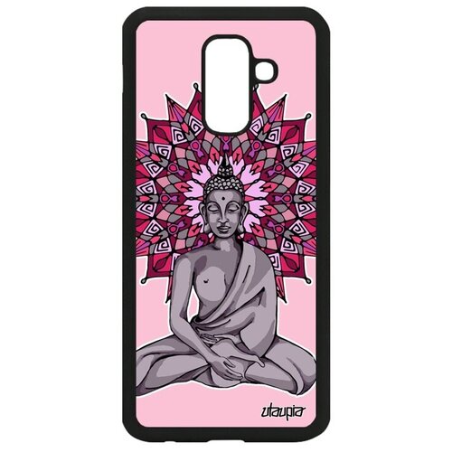 фото Защитный чехол для // galaxy a6 plus 2018 // "будда" портрет индия, utaupia, серый