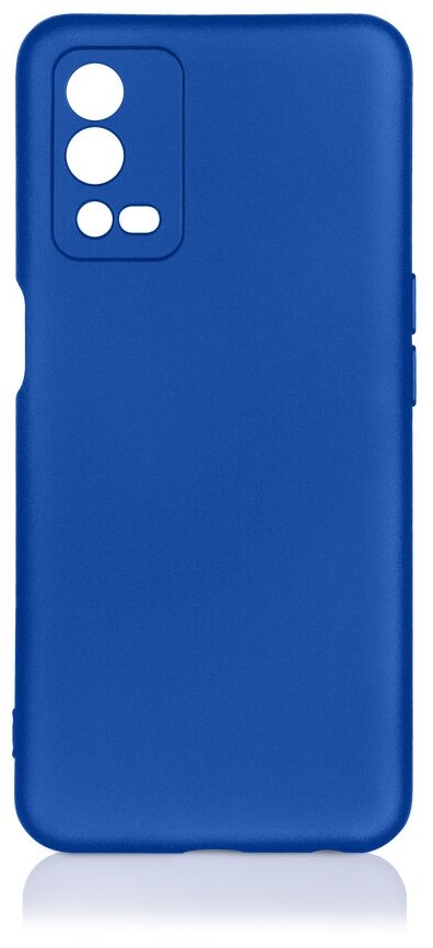 Чехол DF для Oppo A55 4G Silicone Blue oOriginal-15 - фото №2