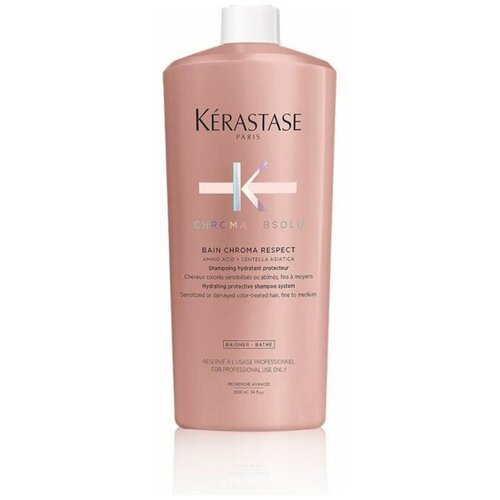 Kerastase Chroma Absolu Chroma Respect - Шампунь-Ванна для окрашенных нормальных и тонких волос 1000 мл.