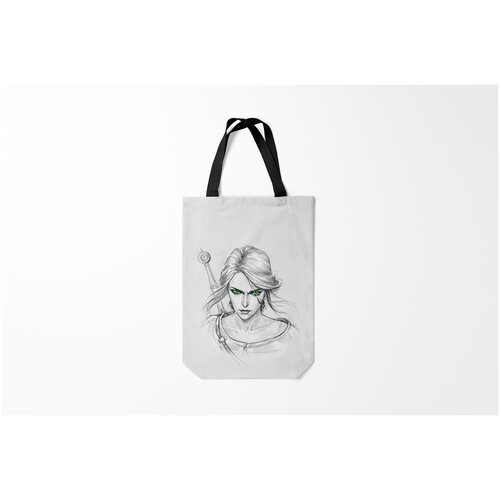 фото Сумка-шоппер / 31х42 см / геймерам / the witcher цири burnettie