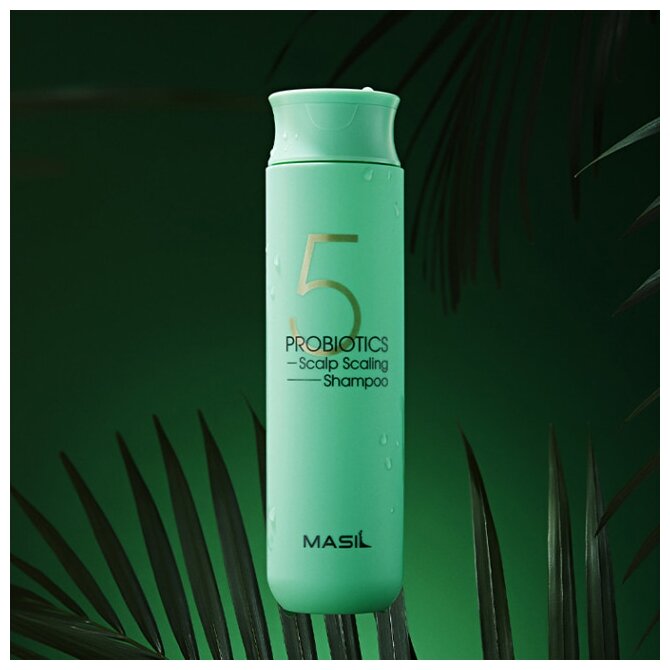 Глубокоочищающий шампунь для волос с пробиотиками Masil 5 Probiotics Scalp Scaling Shampoo 300ml