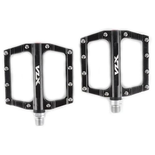 фото Педали aristo vlx.pd11, al6061, 24 сменных шипа, ось сr-mo, резьба 9/16", 3 промподшипника, чёрные aristo cyclo