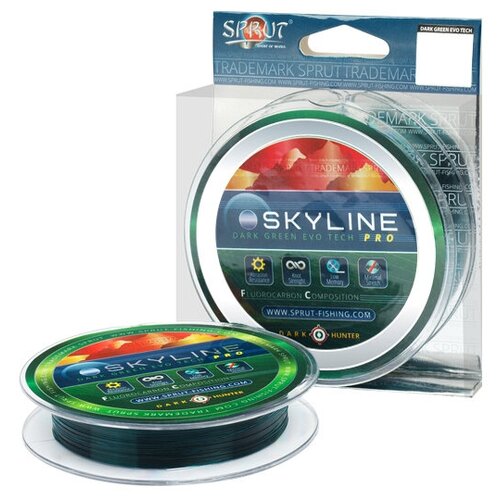 фото "леска летняя sprut evotech pro darkgreen 0,235mm 150m"