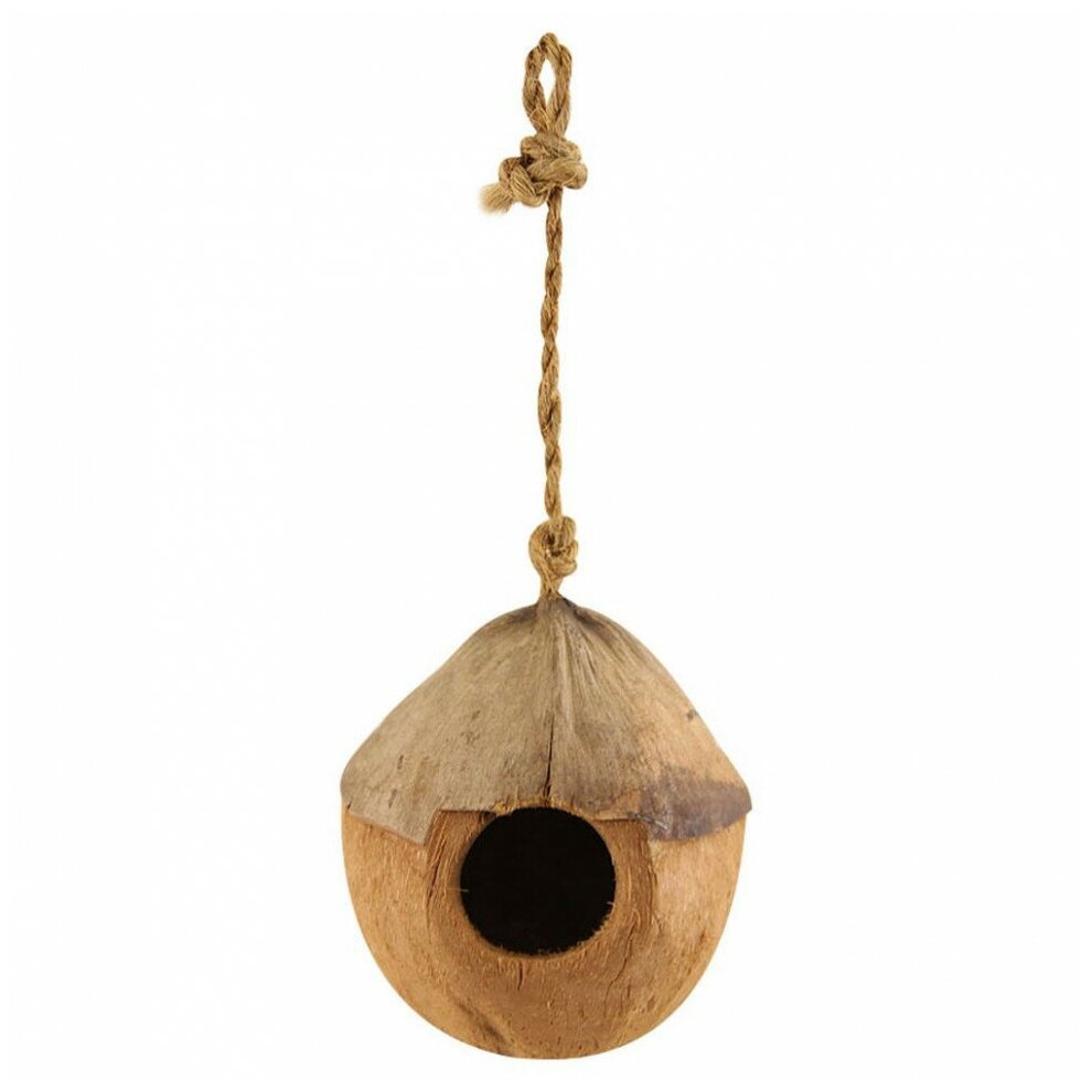 Triol NATURAL домик для птиц из кокоса Бунгало, 100-130 мм