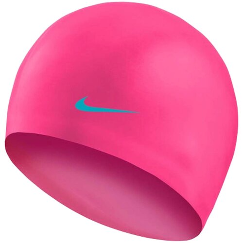 Шапочка для плавания NIKE Solid Silicone JUNIOR, розовый