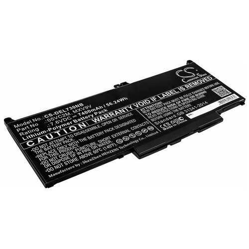Аккумулятор для ноутбука Dell Latitude 14 7400 (05VC2M, MXV9V)