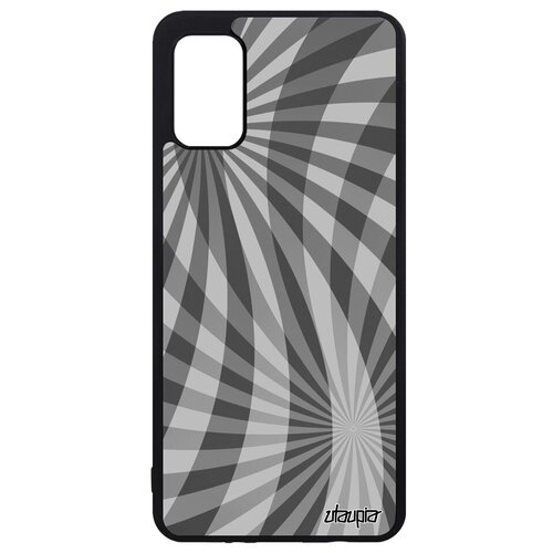 фото Красивый чехол на смартфон // galaxy a41 // "спирали" полосы солнце, utaupia, серый