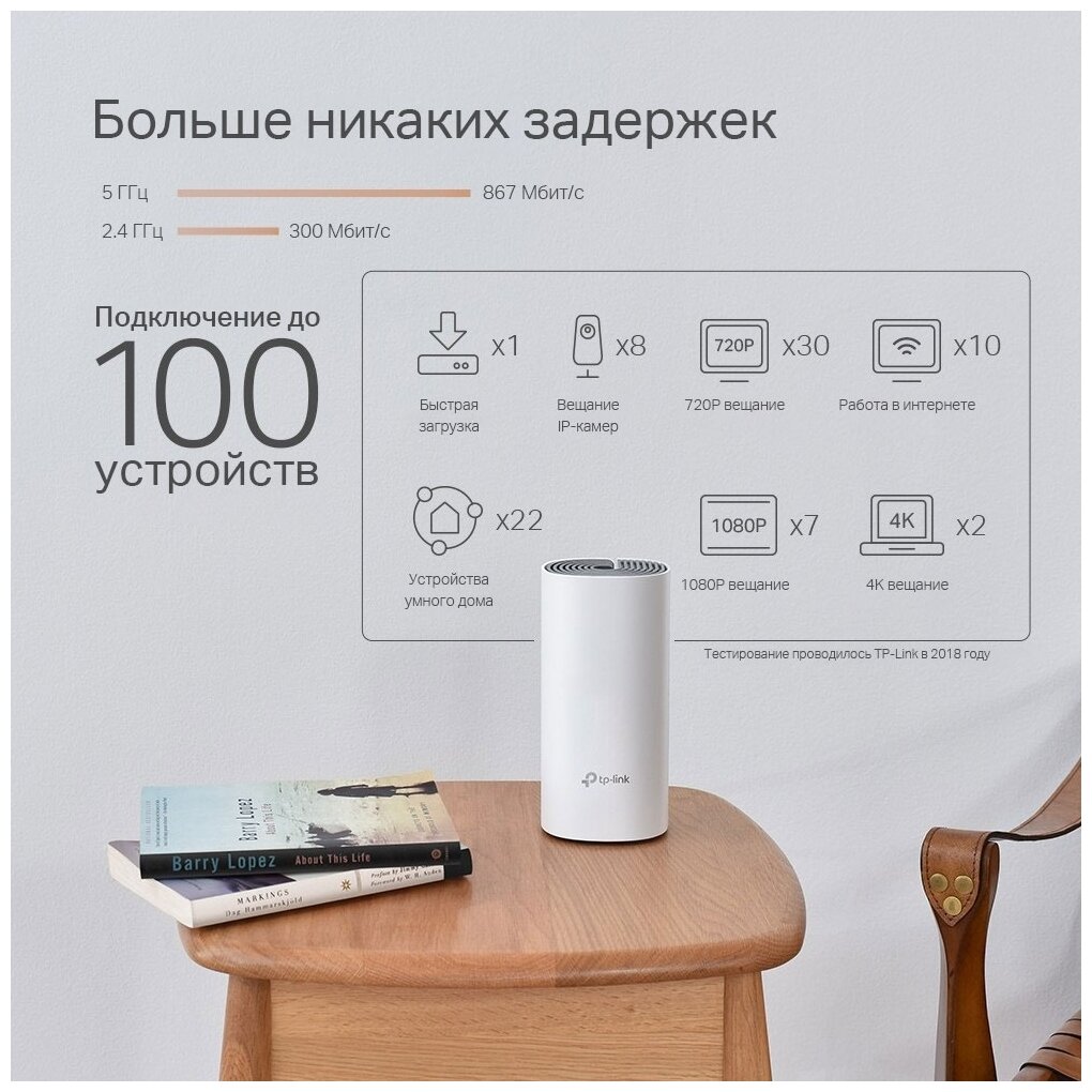 Бесшовный Mesh роутер TP-LINK , белый - фото №6