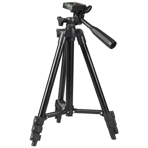 Трипод YUNTENG 3120, напольный для фото/видеокамер+смартфон, черный
