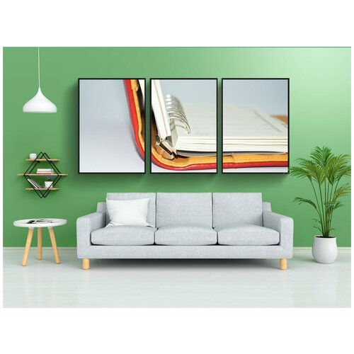 фото Набор модулных постеров для интерьера "календарь, расписание уроков, ноутбук" 60x90 см. в тубусе, без рамки lotsprints