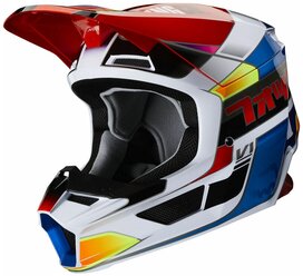 Мотошлем Fox V1 Yorr Helmet Blue/Red S