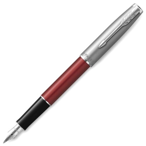 Ручка перьев. Parker Sonnet Essentials F546 (2146864) Black CT F сталь нержавеющая подар.кор.