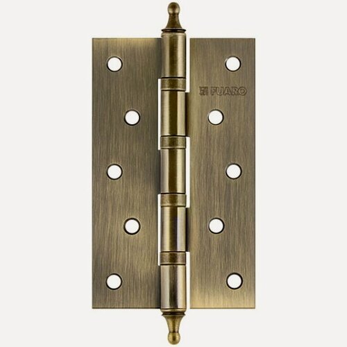 Изображение товара Петля универсальная Fuaro 4BB/A/BL 125x75x2,5 AB (бронза), блистер