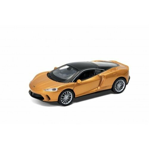 Машинка WELLY 1:38 McLaren GT Золотой пруж. мех. машинка welly 1 38 audi q3 серый пруж мех