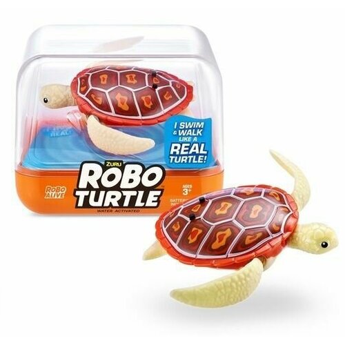 Игрушка ZURU ROBO ALIVE Robo Turtle плавающая черепаха