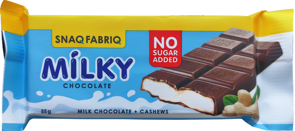 Шоколад молочный SNAQ FABRIQ с молочно-ореховой пастой, 55г