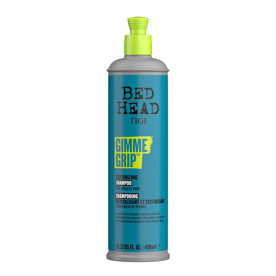TIGI BH GIMME GRIP TEXTURIZING SHAMPOO Шампунь текстурирующий для волос 400 мл (голубая)