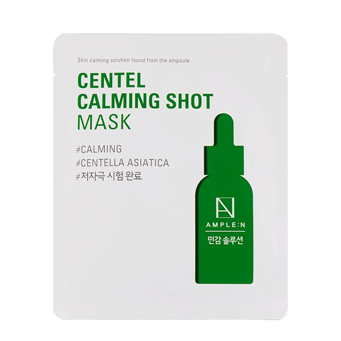 AMPLE:N Маска успокаивающая со стволовыми клетками центеллы / Centel Calming Shot Mask 25 мл - фото №1