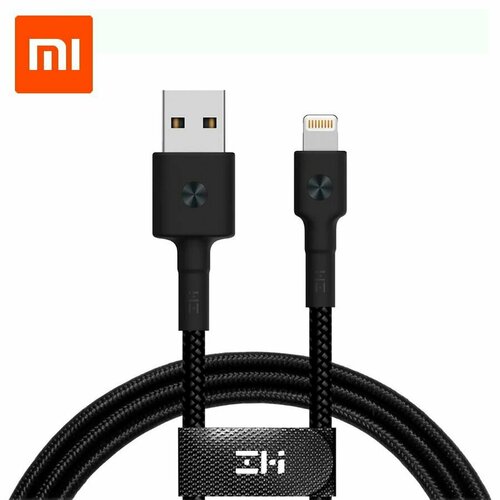 Кабель USB/Lightning Xiaomi ZMI MFi 200 см 3A 18W PD AL881 Black isafe mfi mono lightning earphone black