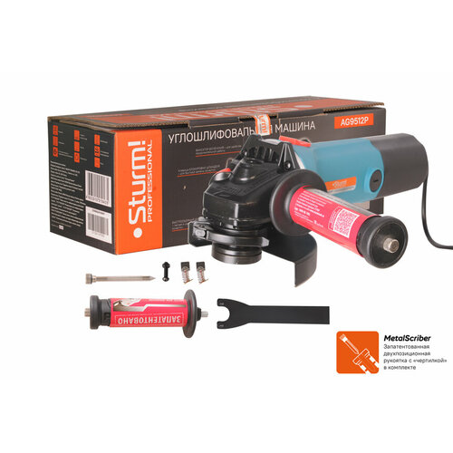 УШМ Sturm AG9512P 1000 Вт 125 мм без аккумулятора 573800₽