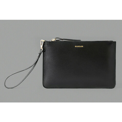 Сумка MAKLER, фактура гладкая, черный