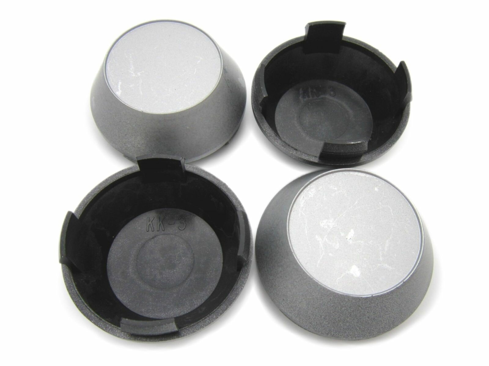 Колпачки заглушки на литые диски КК-3 60/56/10 мм, комплект 4 шт.