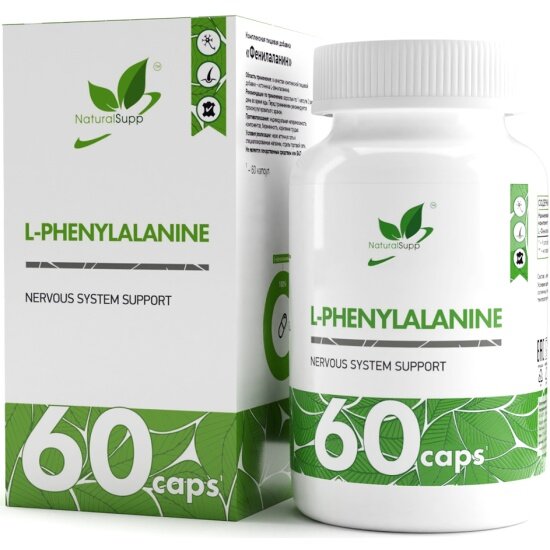 БАД Naturalsupp L-Phenylalanine 60 капсул