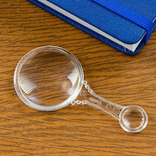 Лупа с прозрачным корпусом 3х 6х d-4см 1 шт 209₽