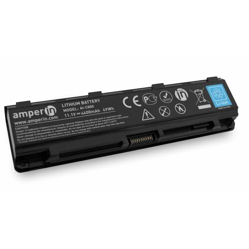 Аккумуляторная батарея Amperin для ноутбука Toshiba Satellite L835 11.1V (4400mAh)