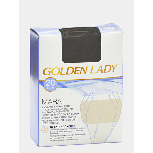 Колготки Golden Lady LEDA/MARA, 20 den, размер 5XL, серый колготки женские golden lady mara 20 den размер 6 цвет nero