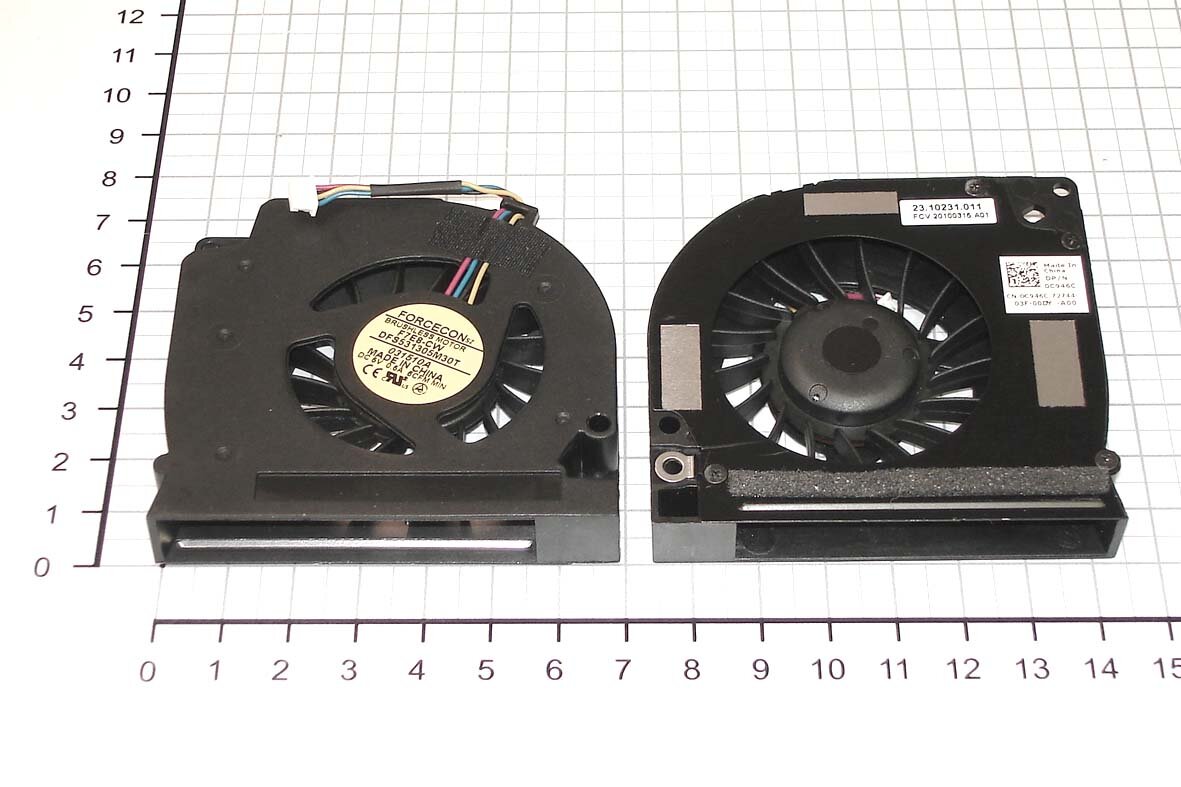 Вентилятор (кулер) для ноутбука Dell GB0507PGV1-A (4-pin)