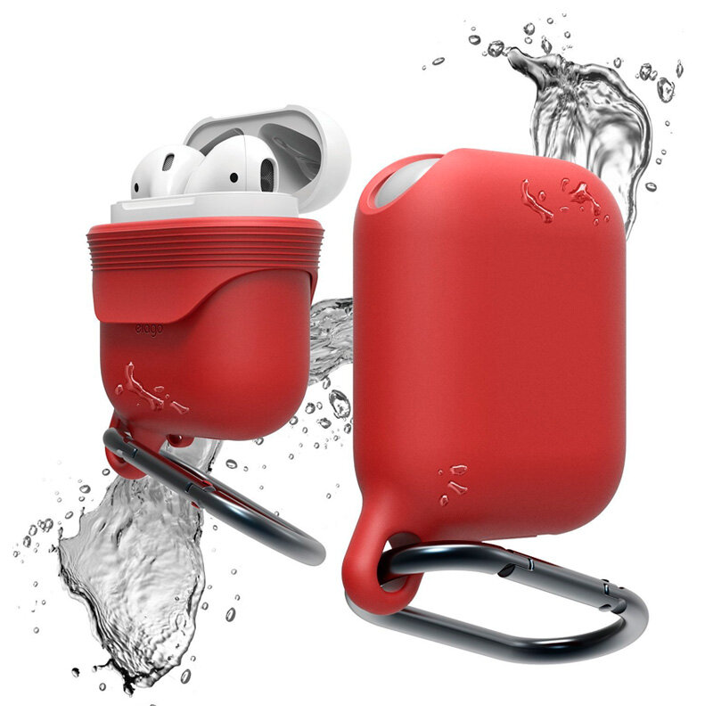 Чехол Elago для AirPods Waterproof hang case red*