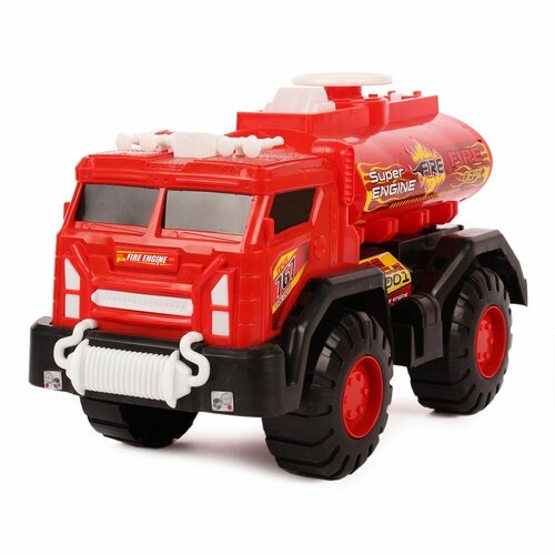 Пожарная машина TOY MIX Fire Dept, пластик, 40х27х20 см, в сетке (13026)