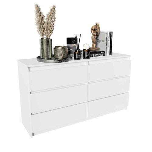 Норд(Мори) Комод №7 белый гладкий/белый гладкий