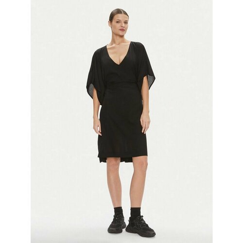Платье EA7, размер M [INT], черный платье ea7 мини размер m черный