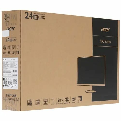 Монитор 23.8" Acer SA240YAbi черный IPS 1920x1080 250 cd/m^2 4 ms DVI HDMI VGA UM.QS0EE.A01 - фото №20