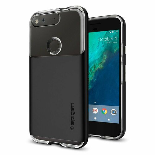 Прозрачный чехол SPIGEN для Google Pixel - Neo Hybrid Crystal - Черный - SGP-F14CS20893