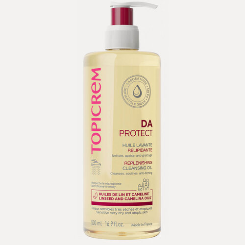 Изображение товара Масло очищающее липидовосстанавливающее TOPICREM DA PROTECT, 500 мл