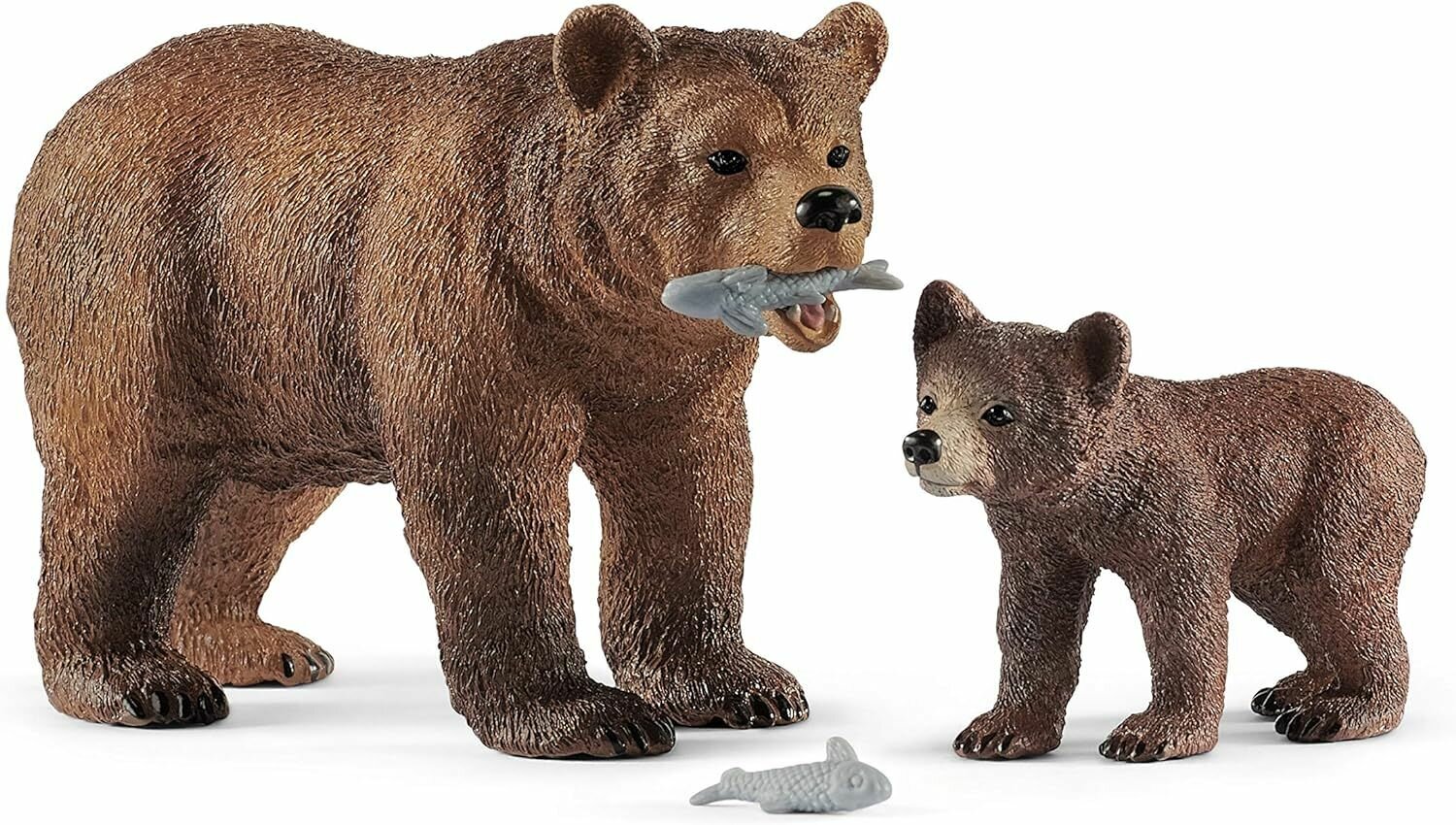 Игровой набор "Самка медведя гризли с детенышем" Schleich Wild Life/ для детей от 3 лет/ Шляйх 42473