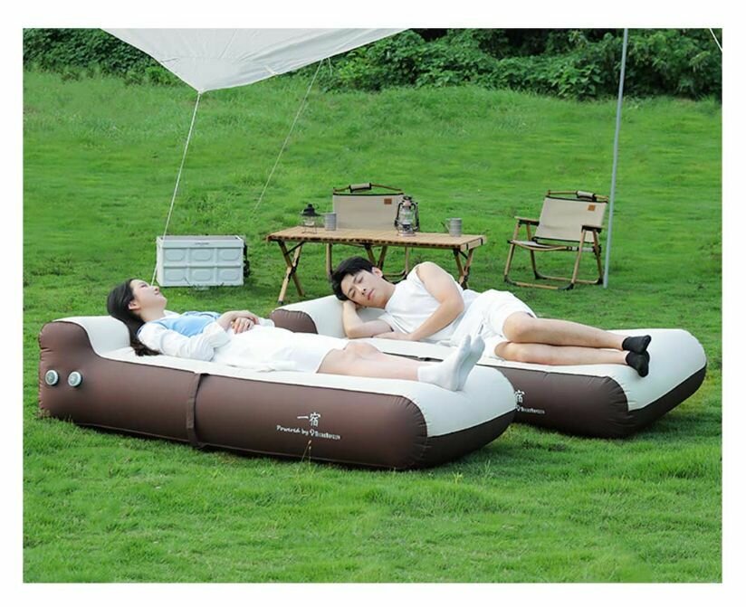 Кровати Xiaomi Надувная портативный автоматический кровать Xiaomi YIXIU PL2-01(Обновленная версия)188х78х50, коричневый