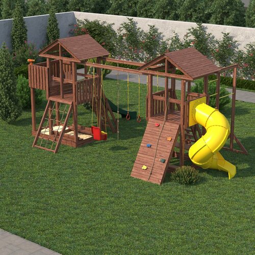 CustWood Active 11 Детская деревянная игровая площадка для улицы дачи