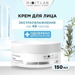 MIXIT Крем для лица увлажняющий питательный с мочевиной 10%, гиалуроновой кислотой и пантенолом, WOW Moisture, 150 мл - изображение