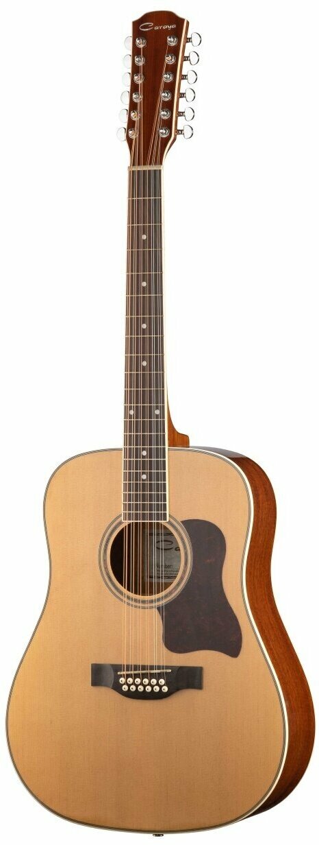 F66012-N Акустическая гитара 12-струнная, цвет натуральный, Caraya