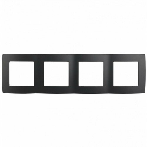 ЭРА 12-5004-05 антрацит рамка на 4 поста 12 Б0014775 100 шт 43000₽
